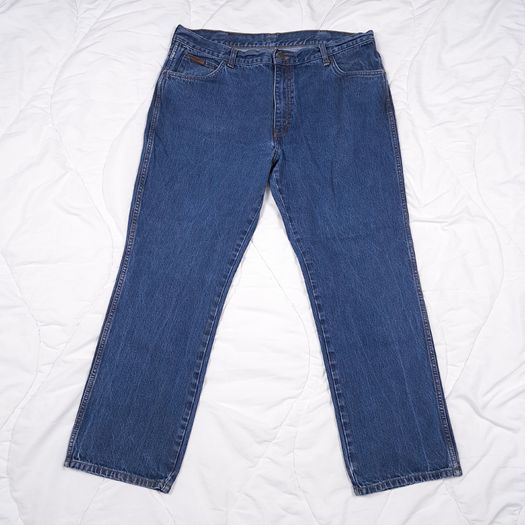 Wrangler Texas Dark Blue Denim Straight Leg Jeans W39/L29