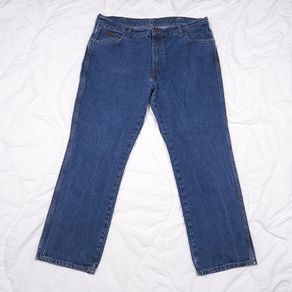 Wrangler Texas Dark Blue Denim Straight Leg Jeans W39/L29