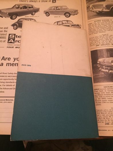 Morris 1100 Driver's Handbook. Late 1960s