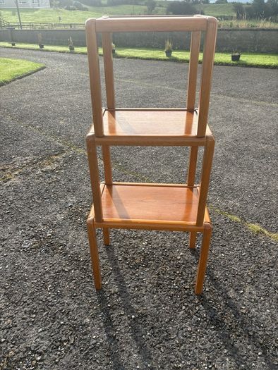 Mid-century vintage retro danish style nest of tables c1970