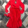 Red Midi Dress Image 3