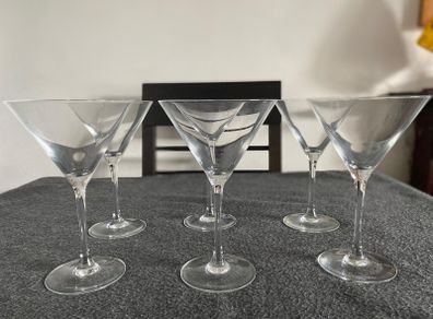 Chef & Sommelier Martini/Cocktail Glasses x6
