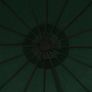 Hanging Parasol Green 3 m Aluminium Pole Image 2