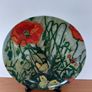 Vincent Van Gogh "Butterflies & Poppies" Porcelain Plate Image 3