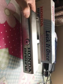 Honda stainless steel outboard lock