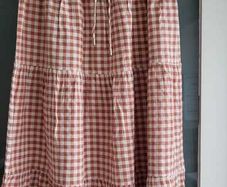 Unit Blush Gingham Gypsy Midi Sz M (Fit 12-14UK)