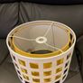 Yellow/White Ceiling Light Shade Image 2