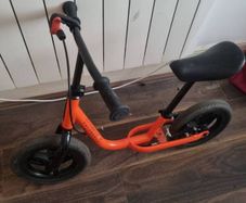 orange kids toddler b twin decathalon balance bike