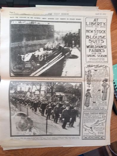 Historic Newspapers, Titanic, 9/11, Diana Death