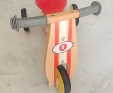 Kids wooden bike