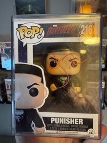 Funko Pop! Daredevil The Punisher #216 Signed By Jon Bernthal (JSA) certified