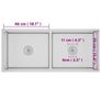 Handmade Kitchen Sink Stainless Steel Image 7