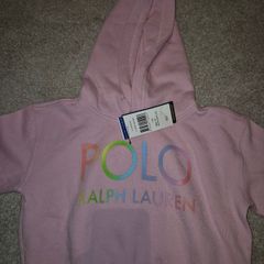Girls pink Ralph Lauren Hoodie