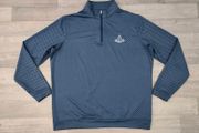 Peter Millar Half Zip Portmarnock Golf Club Skull Print Jumper Mens XL