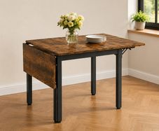 Industrial style kitchen table foldable  for 4 people