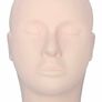 Training Mannequin Make Up Practice Flat Doll Face Head Eye False Lashes Eyelash Extensions Lip Tatoo Practice Model Mannequin Manikin Cosmetology Soft-Touch Rubber Image 2