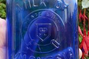 Antique Cobalt Blue Embossed PHILLIPS MILK of MAGNESIA The Chas. H. Phillips Chemical Company Glenbrook, Conn. Medicine Bottle