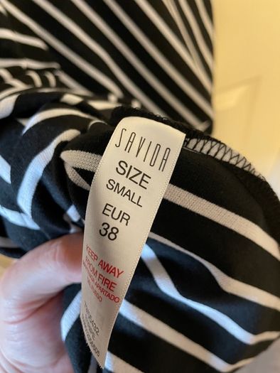 Savida Black and White Dress (Size 10)