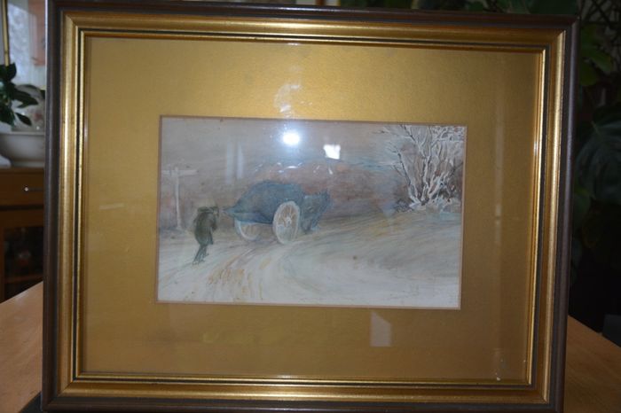 Vintage watercolor