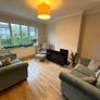 2x 2 seater couches armchair with pouf for sale Image 2