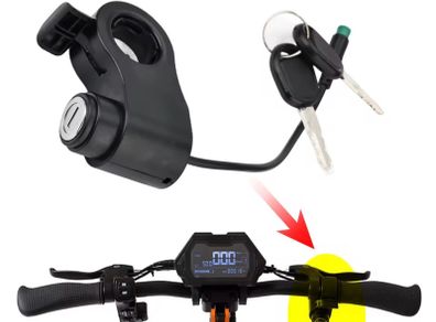 Switch Throttle for Kukirin G2 Max / G2 Pro Electric Scooter Speed Accelerator 5pin Cable with Lock Key Parts
