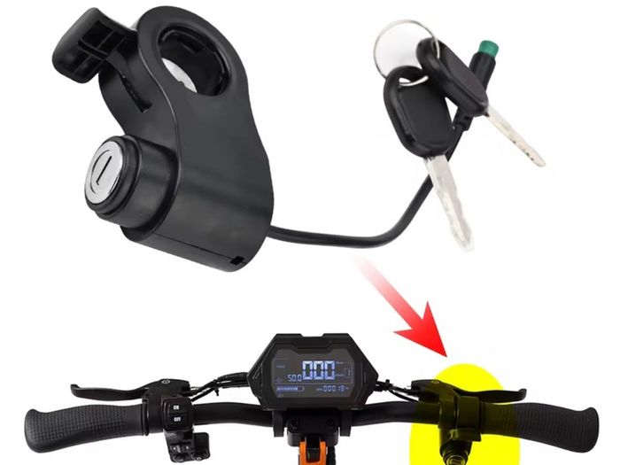 Throttle for Kukirin G2 Pro /G2 Max Electric Scooter Speed Throttle Accerrator Switch Electric Lock with Key Replacement