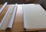 Roller blind used to screen window x 2