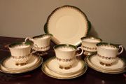 Very Rare Beautiful Vintage Elizabethan with Green and Gold Pattern.