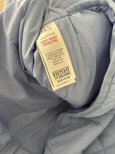 M&S pale blue summer jacket