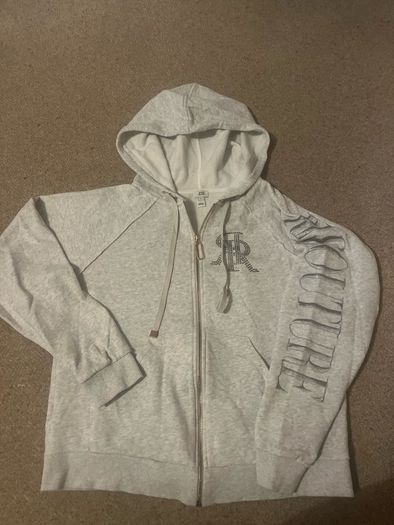 River Island Womens grey " RI Couture " zip trough hoodie