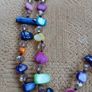 Murano Multicolour Beads. Multicoloured. 22" length. Image 4