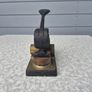 antique cast aluminium desktop embossing press Image 3