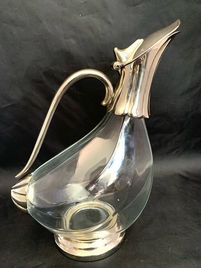 Vintage Duck Shaped Wine Decanter