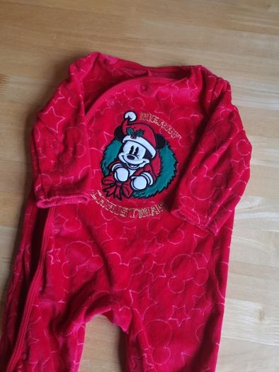 Disney Christmas Baby Gro 3-6 months