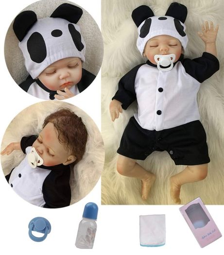 20 Inch 50cm Reborn Baby Dolls Boy Vinyl Soft Silicone Girl Toys Real Life Sleeping Baby Dolls Newborn Baby Boy Doll Reborn Baby Toddler Best Xmas Gifts for Children (FREE POSTAGE)