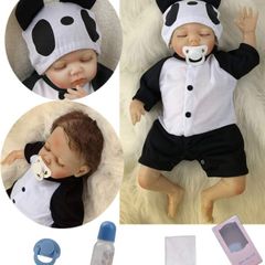 20 Inch 50cm Reborn Baby Dolls Boy Vinyl Soft Silicone Girl Toys Real Life Sleeping Baby Dolls Newborn Baby Boy Doll Reborn Baby Toddler Best Xmas Gifts for Children (FREE POSTAGE)