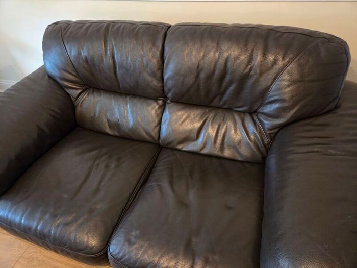 Leather couch