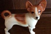 Vintage Coopercraft China Chihuahua Dog Figurine Ornament