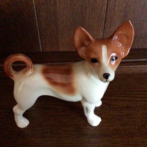 Vintage Coopercraft China Chihuahua Dog Figurine Ornament