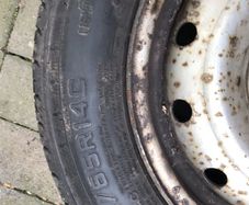 Berlingo wheel and new tyre