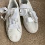 trainers white leather puma ribbon trainers size 5 1/2 Image 6