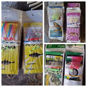 Mackerel fishing feathers 6hooks