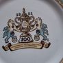 Soccer Fans A Rare !  Vintage Elizbethan Fine BONE China Plate 10.5 ins  100th  Football Final Manchester City  v Tottenham  Hotspur  9th May 1981 Commemorative Lpate Programmes lunches Banquet Details  TEAM winners over the years Image 2