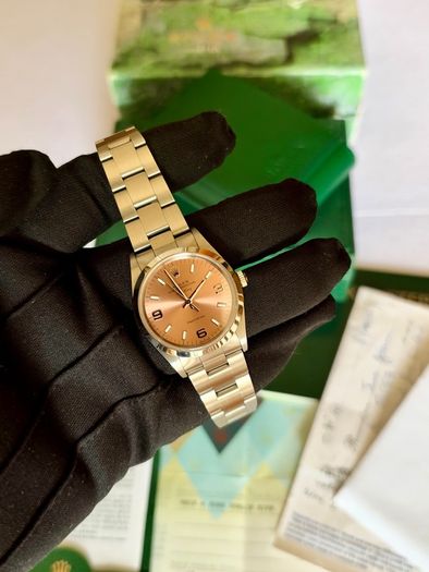 Rolex Air King pink 34mm
