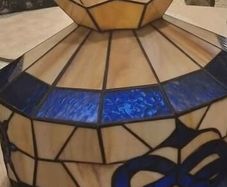 Marine Theme Ship Wheel Bowknot Tiffany Shade