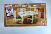 sindy doll pedigree dinning table and chairs vintage