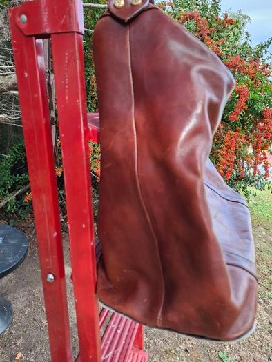 Large Vintage Leather Bucket bag