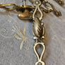 7 x Vintage Ornate Brass Pull Handles Image 3