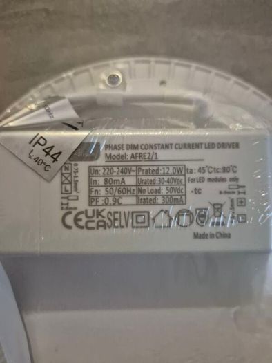 2 Ansell Freska 12W Dimmable IP44 LED Downlight Brand New