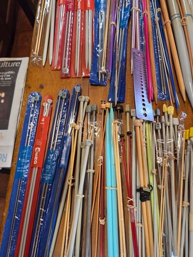 180 Pairs of Knitting Needles + Extras